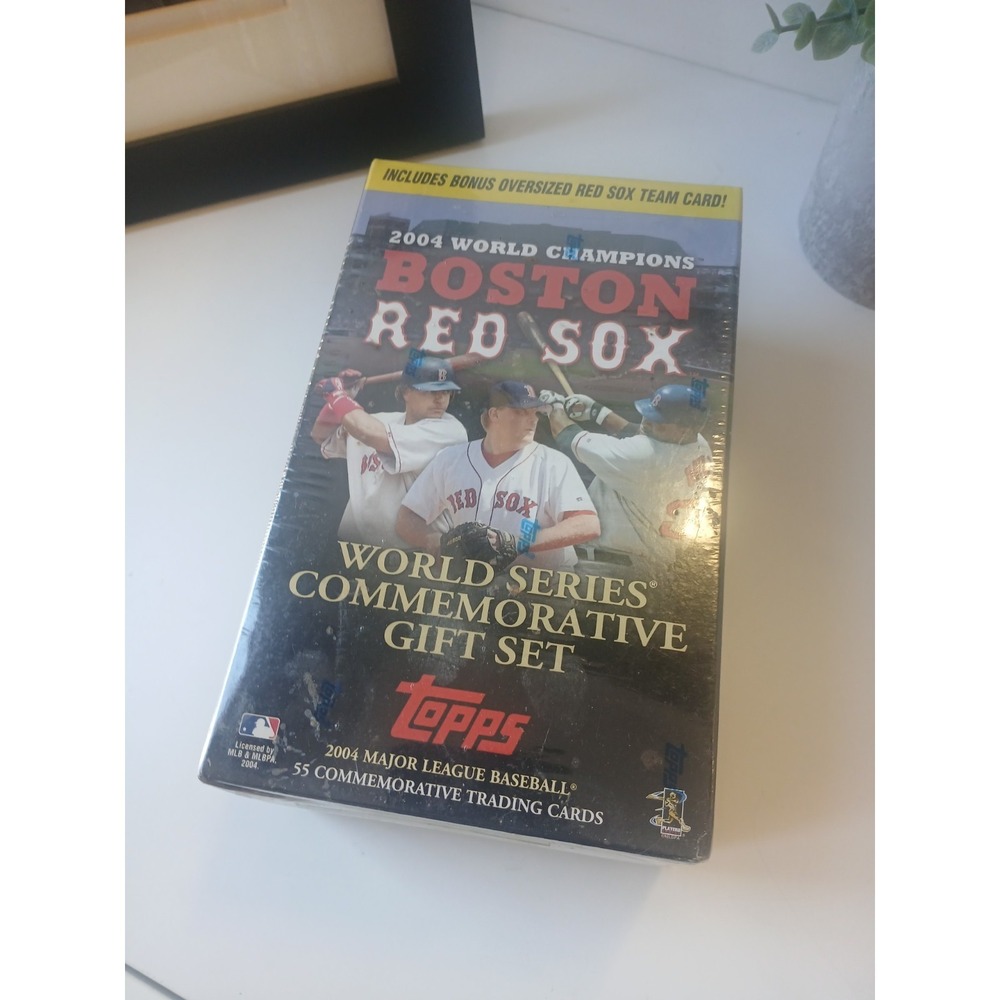 2004 Topps World Series Boston Red Sox Gift Set MLB Champions Sealed Box - Picture 7 of 7